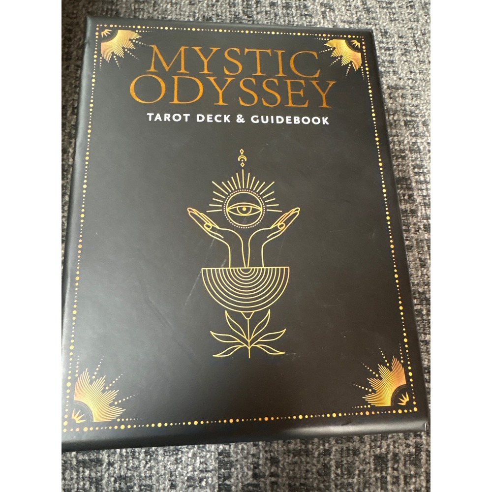 Peter Pauper Press Mystic Odyssey Tarot Deck and Guidebook Gold Foil Edges 2022